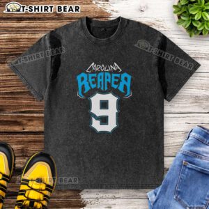 Top Carolina Reaper 9 washed t-shirt featuring a vibrant design and comfortable fit, perfect for spice lovers.