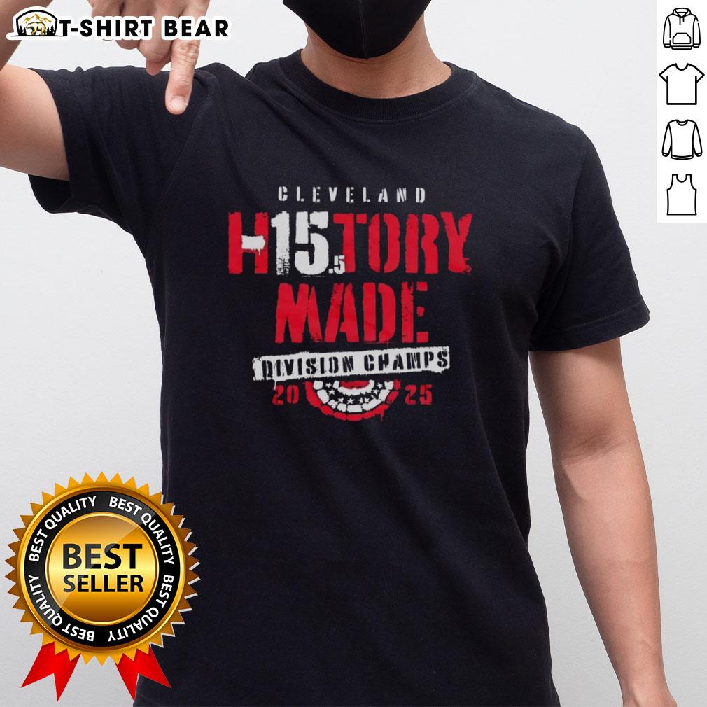 Top Cleveland Baseball H15Tory Made 2025 Division Champs T-Shirt featuring bold graphics and team colors.