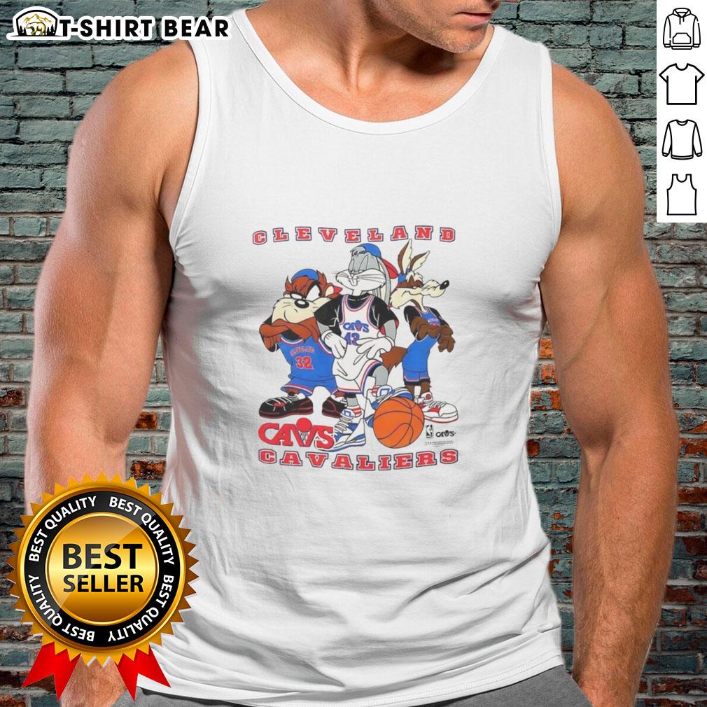 Top Cleveland Cavaliers NBA X Looney Tunes cartoon characters tank top showcasing vibrant designs for fans.