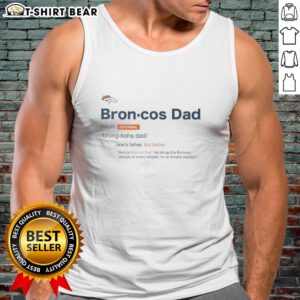 Top Denver Broncos Dad Definition Tank Top featuring a stylish design perfect for proud Broncos fans.