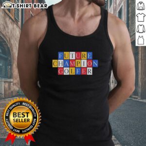 Top Future Champion Golfer Tank Top featuring a modern design perfect for golf enthusiasts and summer wear.