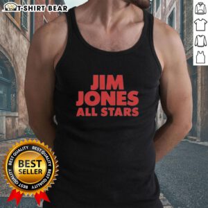 Top Jim Jones All Stars Logo Tank Top featuring vibrant colors and stylish design for a trendy summer look.