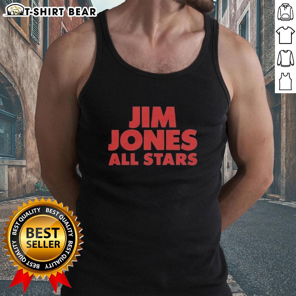 Top Jim Jones All Stars Logo Tank Top featuring vibrant colors and stylish design for a trendy summer look.