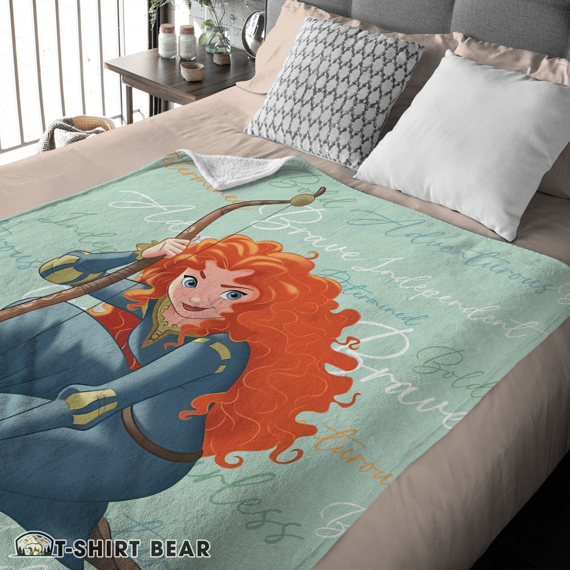 Perfect Cute Disney Brave Merida Princess Blanket Fleece