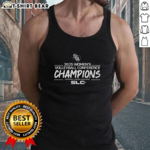 Top Stephen F. Austin Ladyjacks 2025 Women's Volleyball Conference Champions Tank Top showcasing team pride and style.