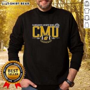 Good Central Michigan Chippewas 2025 GameAbove Sports Bowl logo sweatshirt featuring vibrant team colors and design.