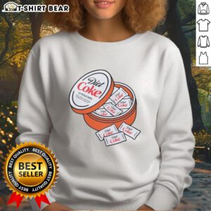 Good Diet Coke Zyn Pouches sweatshirt featuring a stylish design, perfect for fans of Diet Coke and Zyn products.
