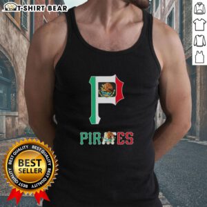Alt Text: Good Pittsburgh Pirates baseball tank top with Mexican flag design, perfect for fans and summer wear.