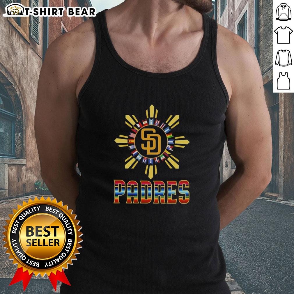 Good San Diego Padres X Hispanic tank top featuring vibrant colors and unique design for fans celebrating culture.