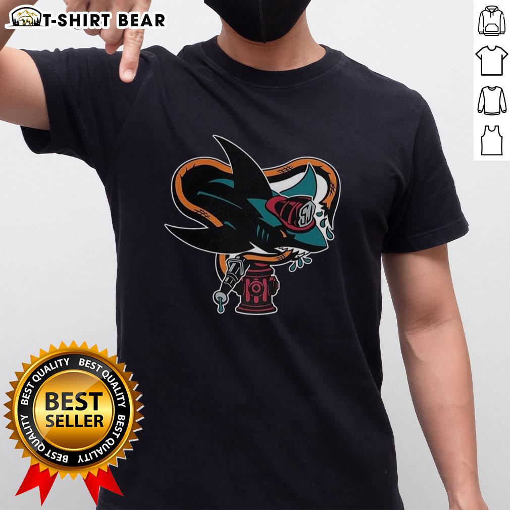 Good San Jose Sharks NHL First Responders Night logo t-shirt featuring vibrant graphics and team colors.