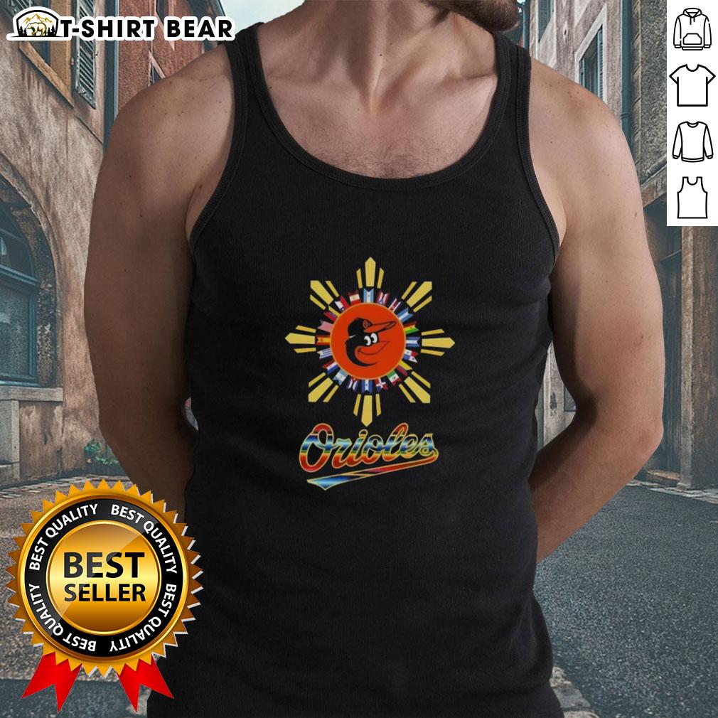 Hot 2025 Baltimore Orioles baseball X Hispanic tank top featuring vibrant team colors and stylish design for fans.