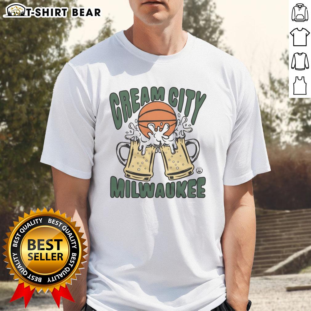 Hot Cream City Milwaukee T-Shirt featuring vibrant design and soft fabric, perfect for showcasing your love for Milwaukee.