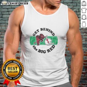 Alt Text: Hot Indiana University tank top in vibrant red, perfect for fans to show school spirit and support the Big Red.