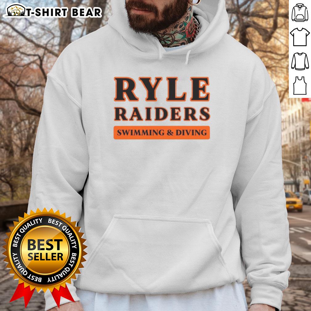 Hot Ryle Raiders swimming diving hoodie in vibrant colors, perfect for fans and athletes supporting their team.