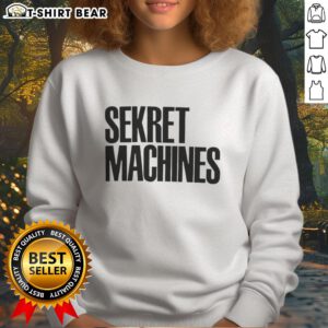 Hot Sekret Machines sweatshirt featuring a bold graphic design, perfect for fans of alternative music and stylish streetwear.