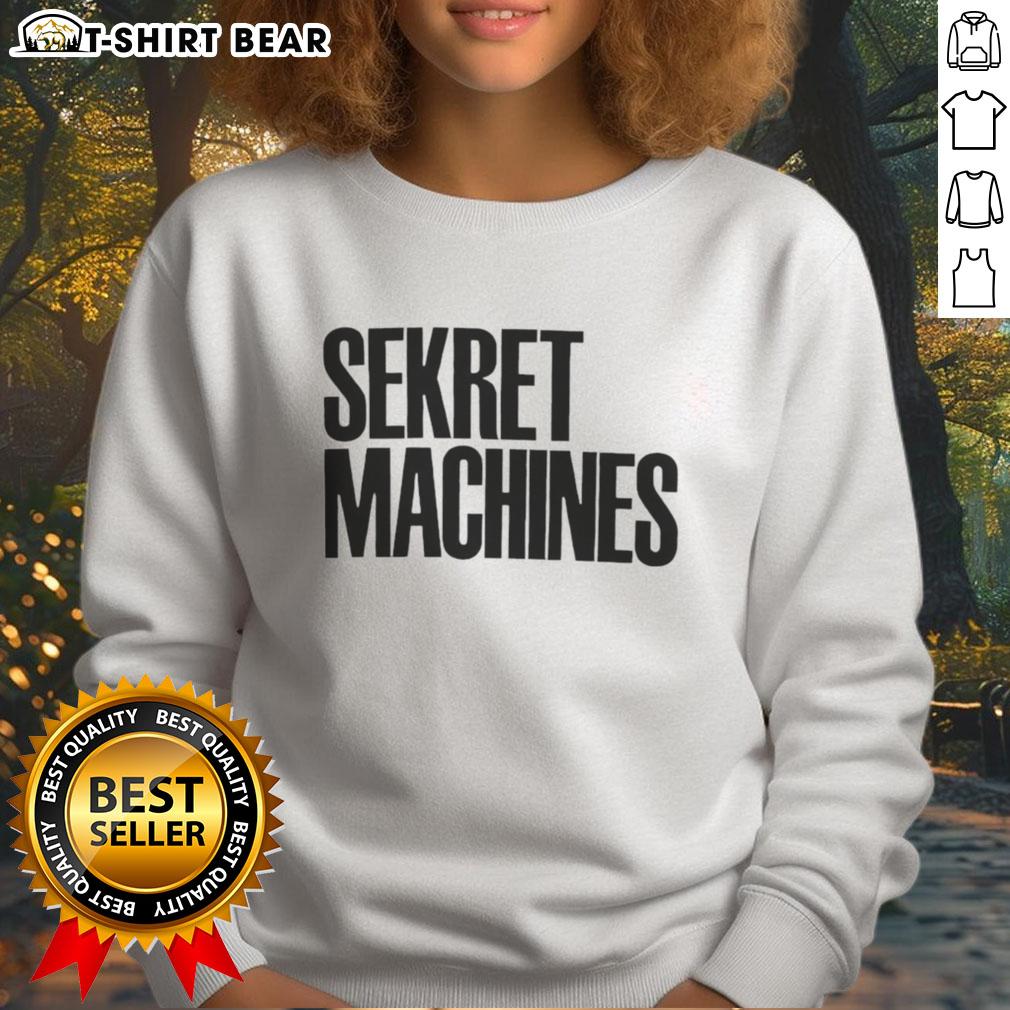 Hot Sekret Machines sweatshirt featuring a bold graphic design, perfect for fans of alternative music and stylish streetwear.