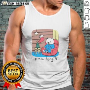 Hot Sleepy Polar Bear Tank Top featuring a cute polar bear graphic, perfect for summer casual wear and animal lovers.