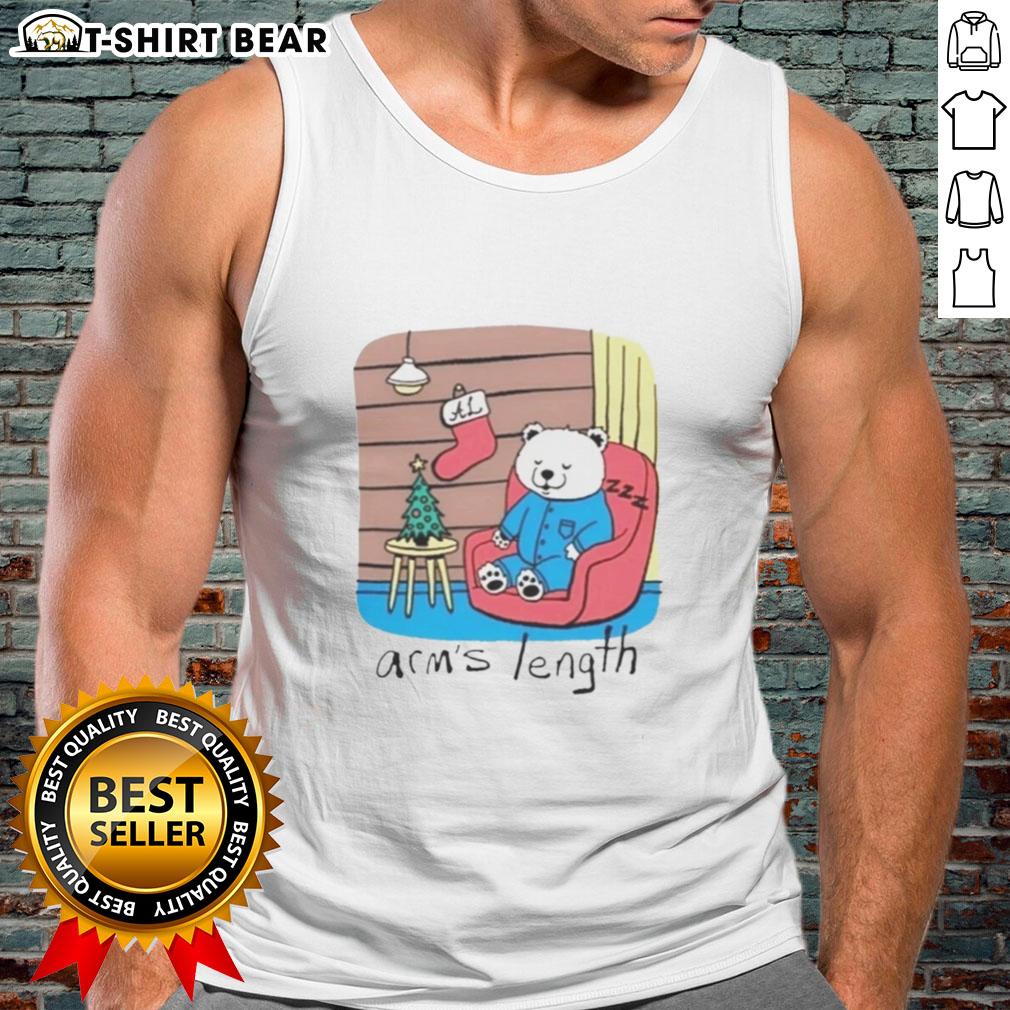 Hot Sleepy Polar Bear Tank Top featuring a cute polar bear graphic, perfect for summer casual wear and animal lovers.