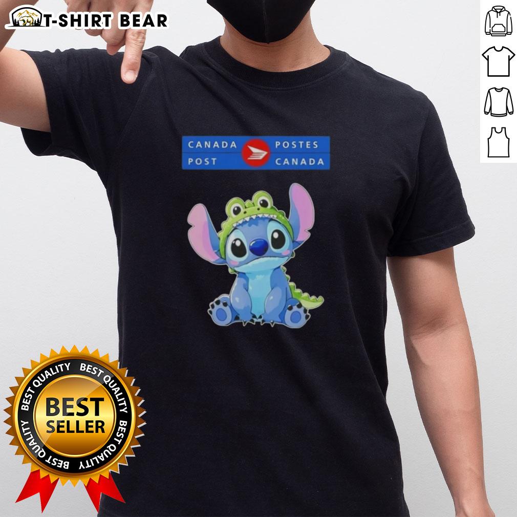 Hot Stitch Cosplay Crocodile X Canada Post T-Shirt featuring vibrant graphics and unique design for fans and collectors.