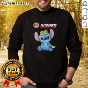 Hot Stitch Cosplay Crocodile X Napa Auto Parts sweatshirt featuring a vibrant design and comfortable fit for fans.