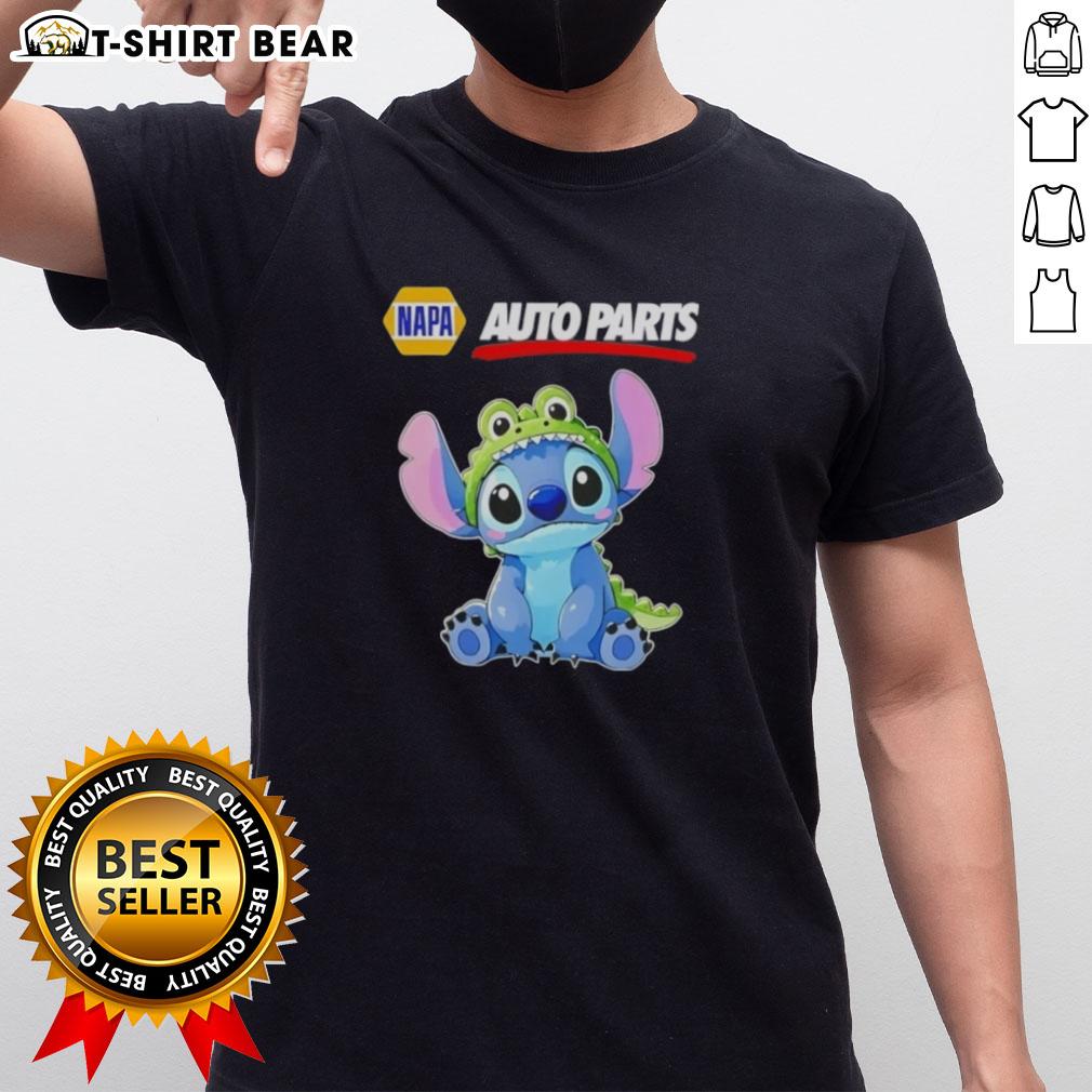 Hot Stitch Cosplay Crocodile X Napa Auto Parts T-Shirt featuring vibrant graphics and unique design for cosplay enthusiasts.