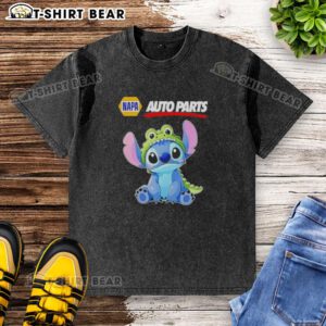 Hot Stitch Cosplay Crocodile X Napa Auto Parts washed t-shirt featuring vibrant graphics and a comfortable fit.