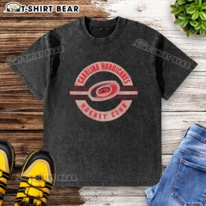 Nice Carolina Hurricanes Surround Washed T-Shirt featuring vibrant team colors and logo, perfect for fans and casual wear.