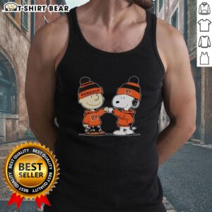 Nice Cincinnati Bengals Snoopy and Charlie Brown best friends tank top, perfect for fans and summer wear.