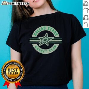 Women's tee featuring Dallas Stars design, perfect for fans and showcasing team spirit in stylish comfort.