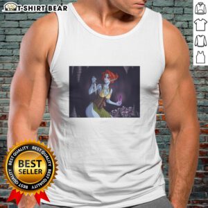 Alt Text: Stylish Dunmer Dark Elf tank top featuring intricate designs and vibrant colors, perfect for fans of fantasy apparel.