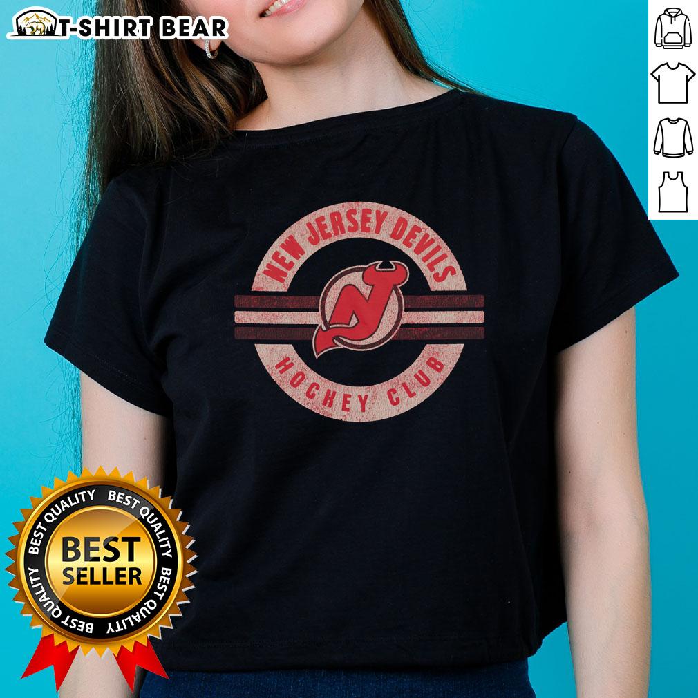 Ladies' tee featuring the Nice New Jersey Devils design, perfect for fans and casual wear.