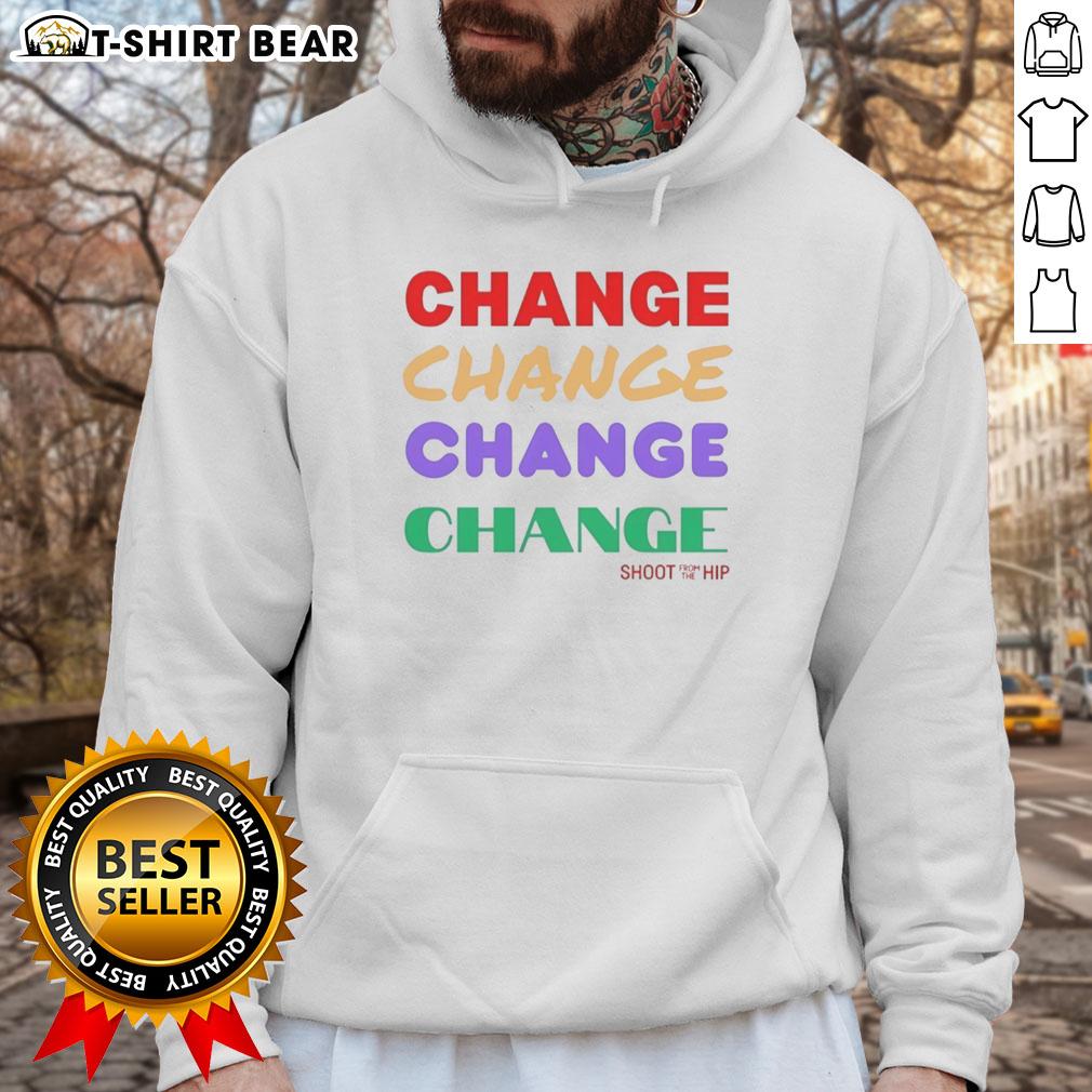 Official Change Repeat With Colors Hoodie featuring vibrant designs and a comfortable fit, perfect for casual wear.