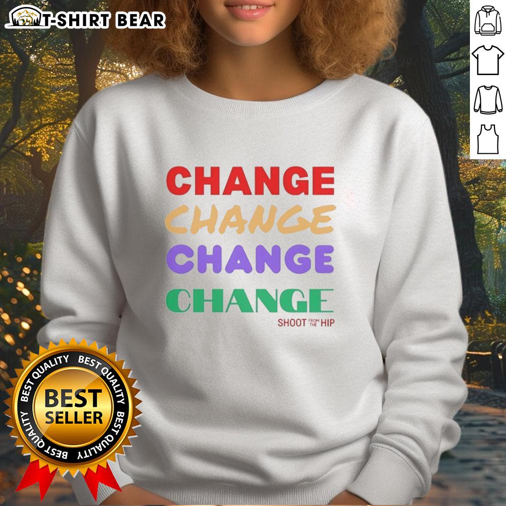 Stylish Official Change Repeat sweatshirt in vibrant colors, perfect for casual wear and expressing your unique style.