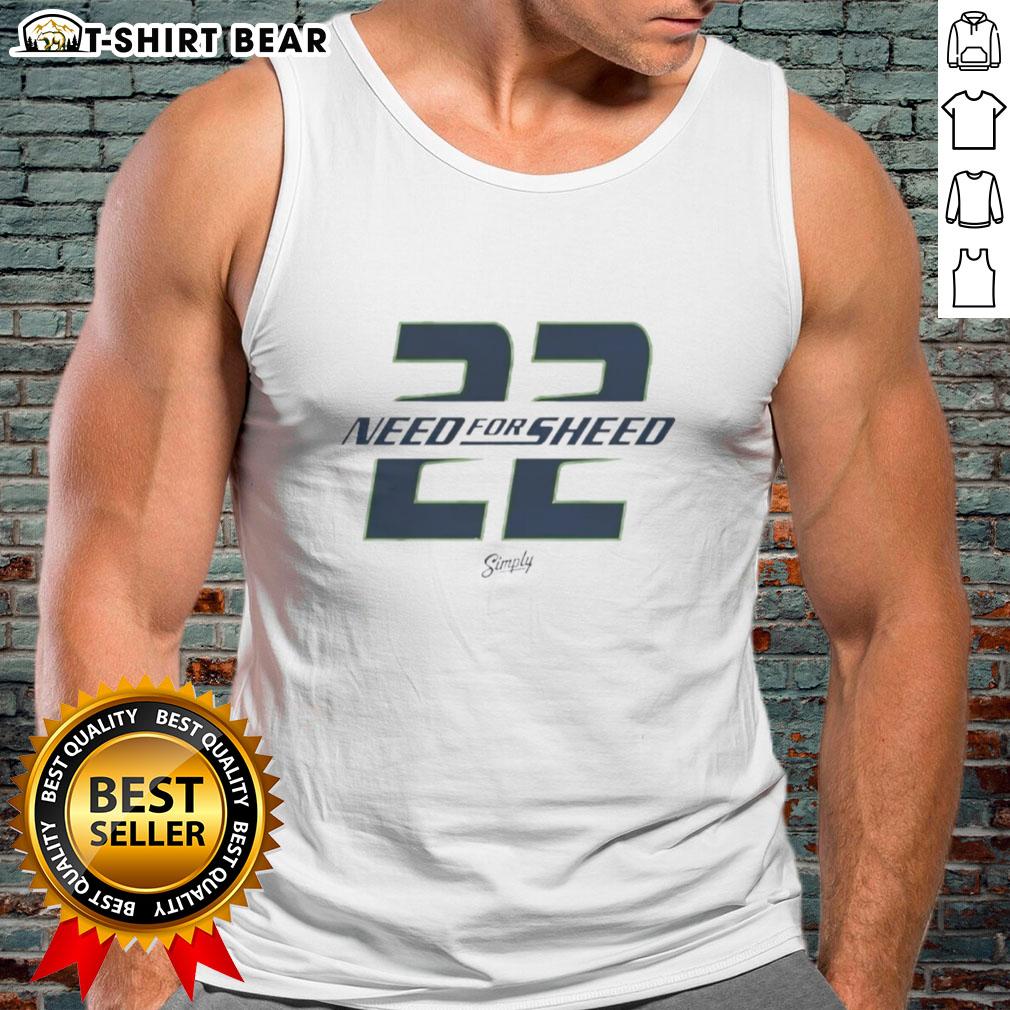 Official Need for Sheed 22 graphic tank top featuring bold design and comfortable fit, perfect for fans and casual wear.