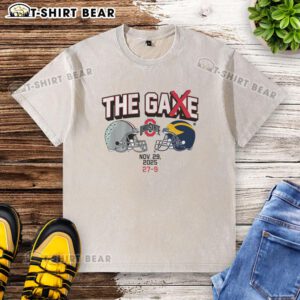 Official Ohio State Football The Game Winner 2025 Washed T-Shirt featuring team colors and logo, perfect for fans.
