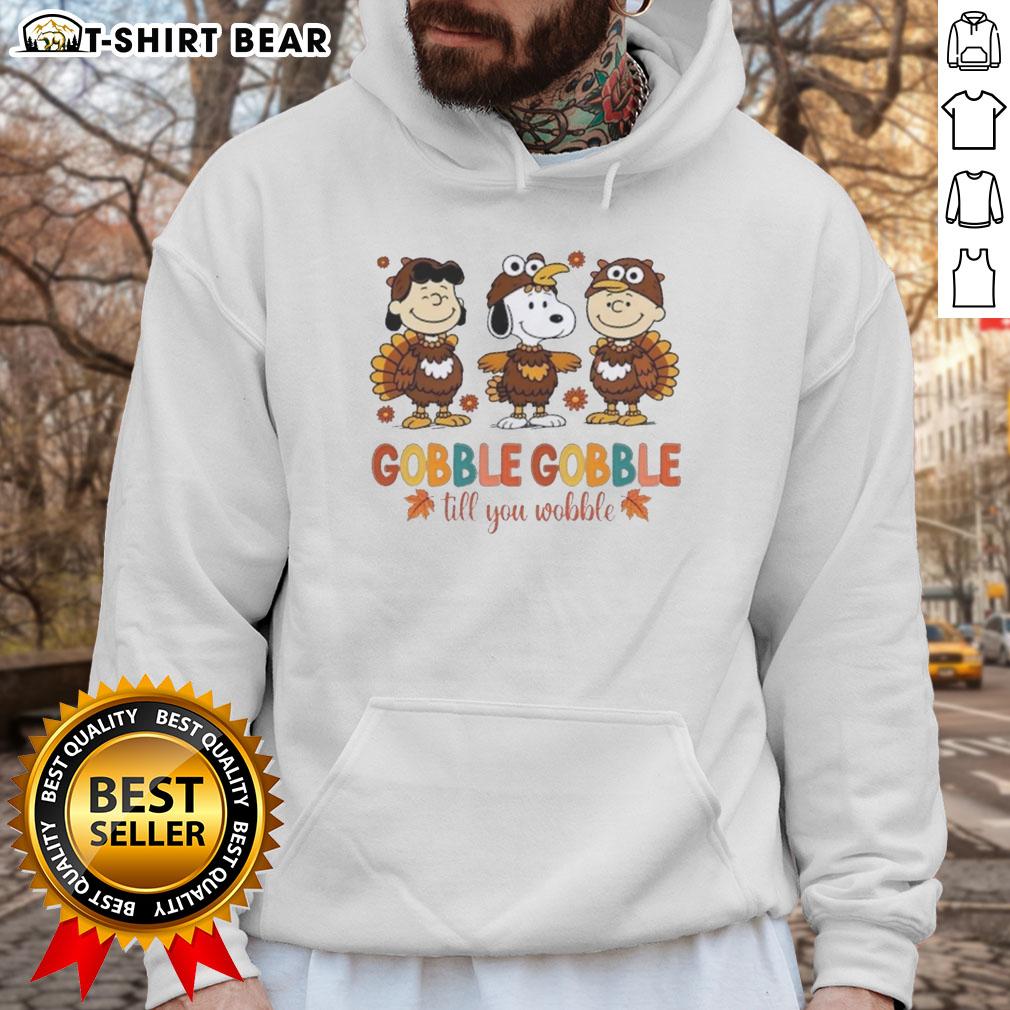 Official Snoopy and Friends Thanksgiving hoodie featuring a fun turkey design, perfect for festive cosplay.