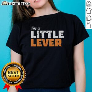 Official This Is A Little Lever Ladies Tee in soft cotton, featuring a stylish design perfect for casual wear.