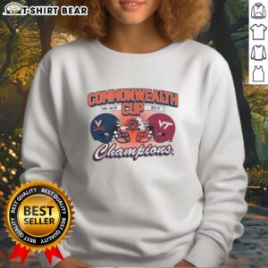 Alt Text: Official Virginia Cavaliers Commonwealth Cup Winner 2025 sweatshirt featuring team colors and logo. Perfect for fans!