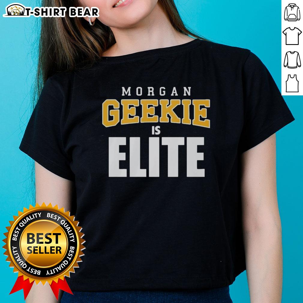 Original Morgan Geekie Elite Short Shift Ladies Tee featuring stylish design and comfortable fit for fans.