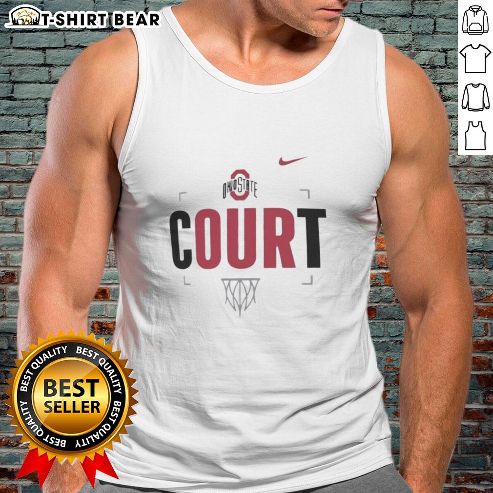 Original Ohio State Our Court tank top featuring bold graphics and a comfortable fit, perfect for fans and casual wear.