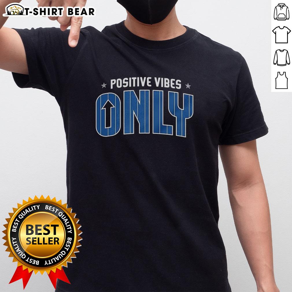 Original Orlando Magic Positive Vibes Only T-Shirt featuring vibrant colors and team logo, perfect for fans and casual wear.