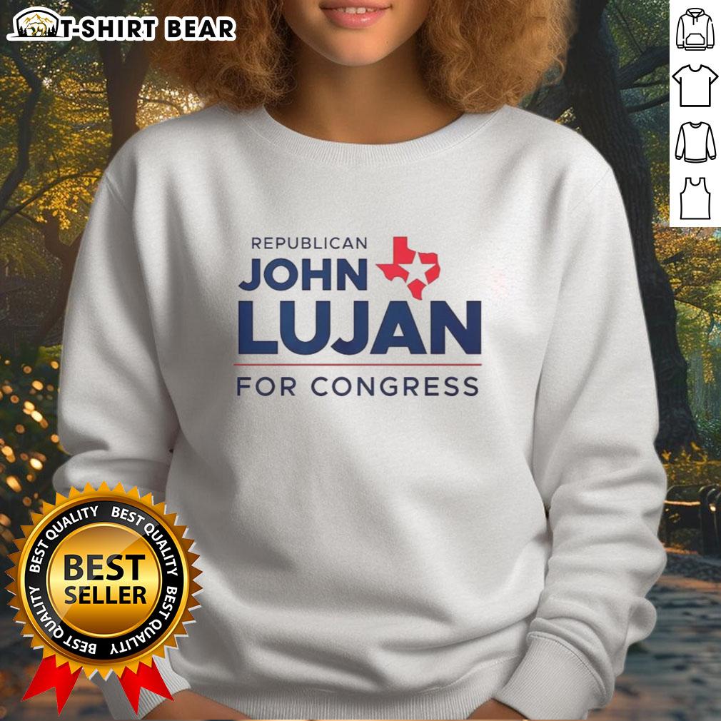 Original Republican John Lujan for Congress 2026 sweatshirt featuring bold graphics and a stylish design for supporters.