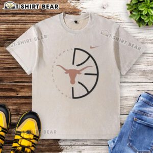 Original Texas Longhorns Nike Legend Basketball Icon Performance Washed T-Shirt in burnt orange for sports enthusiasts.