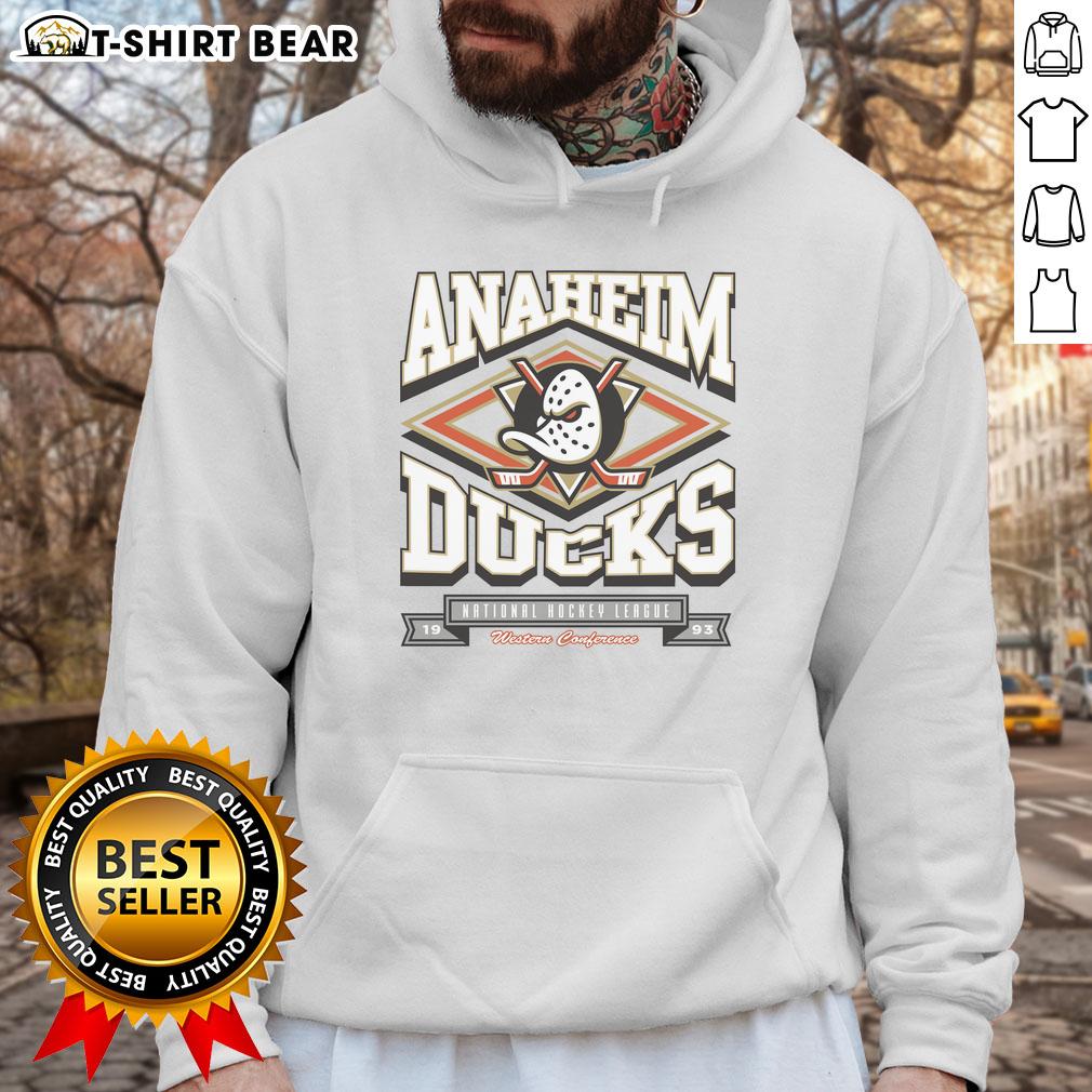 Premium Anaheim Ducks Heater Hoodie in black, featuring team logo and stylish design for ultimate fan comfort.