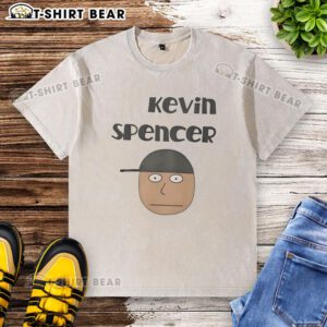 Premium Kevin Spencer Character Washed T-Shirt featuring vibrant graphic design and soft fabric for ultimate comfort.