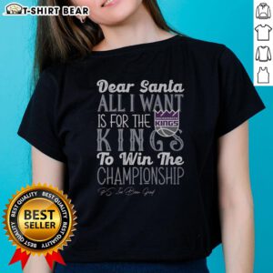 Premium Sacramento Kings All I Want Ladies Tee featuring vibrant team colors and stylish design for female fans.