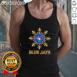 Top 2025 Toronto Blue Jays baseball x Hispanic tank top featuring vibrant team colors and stylish design for fans.