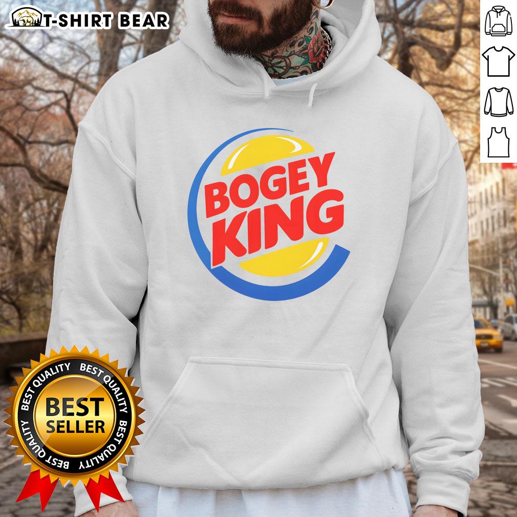 Stylish Top Bogey King Burger King logo hoodie in vibrant colors, perfect for casual wear and fast food fans.