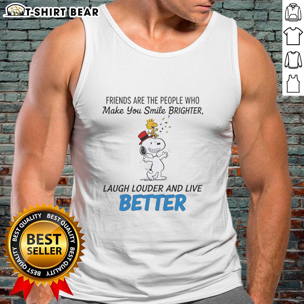 Top Snoopy friends tank top featuring a cheerful design that celebrates friendship and joy, perfect for casual wear.