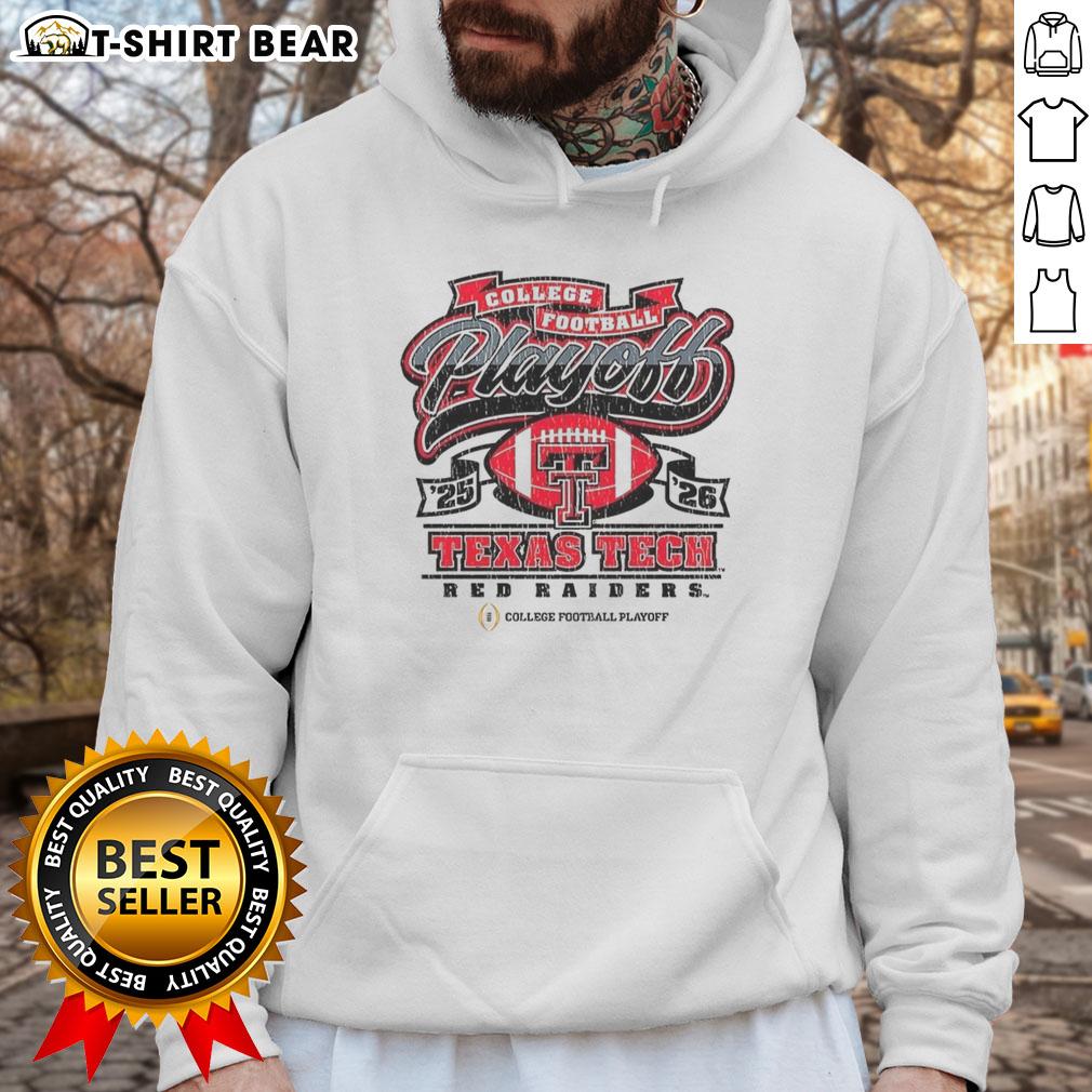 Top Texas Tech Red Raiders College Football Playoff 2025-2026 hoodie featuring team colors and logo in a stylish design.